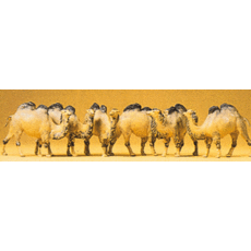 H0 Animals -- Camels (Bactrian, 2 Humps) pkg(6)